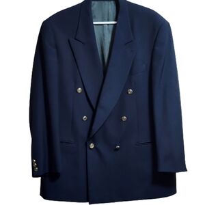 Vintage Moores oversized blazer color blue with golden button